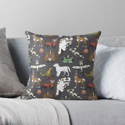 Avatar Menagerie Throw Pillow Cushion Cover Polyester Throw Pillows Case On Sofa Home Living Room Car Seat Decor