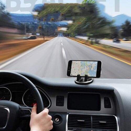 360 Degree Car Phone Holder Soft Silicone Anti Slip Mat Mobile Phone Mount Stands Support Car GPS Dashboard Bracket