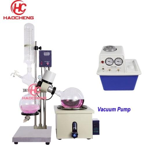 Free shipping,Hot Sales 5L THC Distillation Solvent Rotary Evaporator with Pump