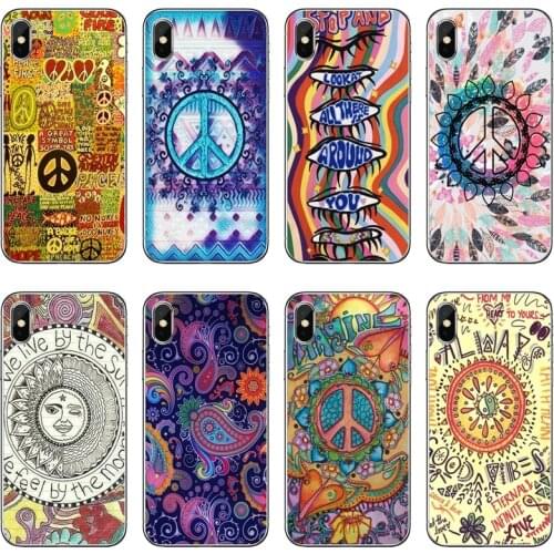 Trippy Boho Hippie Peace Accessories Phone Case For Xiaomi Mi 9 8 SE Pro A2 Lite 6X 5 4 A3 A1 Note Max Mix 2s 3 Pocophone F1