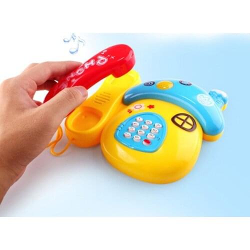 Infants Telephone Multi-function Enlightenment Music Baby Toys, Educational Toys 1-2-3 Years Old Unisex Plastic 2021