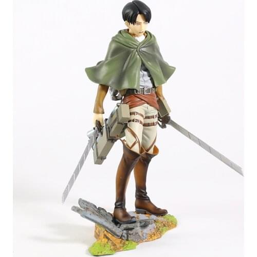 19cm Attack on Titan Anime Figure Levi Ackerman Sentinel Figurine Model Doll
