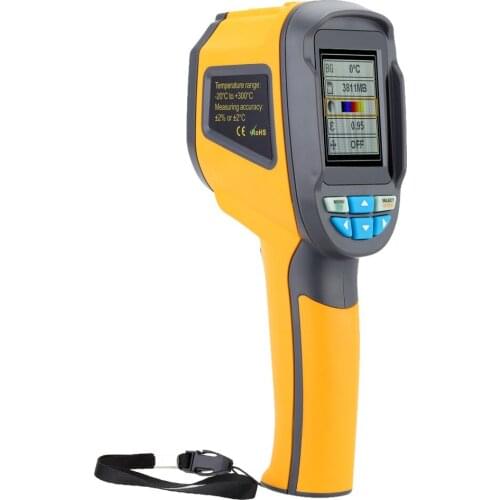 HT-02D Handheld IR Thermal Imaging Camera Digital Color Screen Display Infrared Image Resolution 1024P 32x32