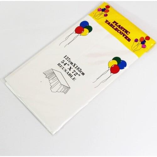 New White Disposable Tablecloths Party Catering Events Tableware Dustproof Oil-Proof Dinner Decoration Table Cover Table Cloth