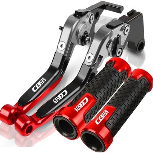 Adjustable Motorcycle Handle Grips Brake Clutch Lever For Honda CB599 Hornet CB 599 CB 600 F 2007 2008 2009 2010 2011 2012 2013