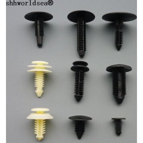 Shhworldsea Universal Fasteners Door Trim Panel Auto Bumper Rivet Car Clips Retainer Push Engine Cover Fender Fastener Clips