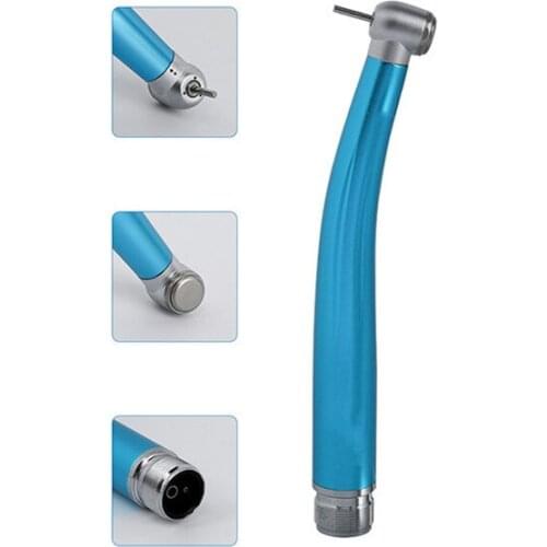 Dental High Speed Handpiece Push Button Standard Head 2/4Holes Air Turbine Single Water Spring Rotor/Cartridge Fit NSK