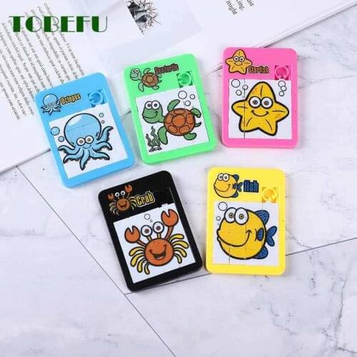 TOBEFU Jigsaw Digital Number 1-16 Animal Cartoon Puzzle Game Toys for Children Early Educational Developing Gifts