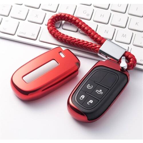 Car Styling TPU Car Key Cover Case For Jeep Grand Cherokee Liberty Renegade Patriot Wrangler 2 3 4 JK Key Shell Car Accessories