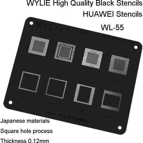 WL-55 MSM8994 MSM8974 HI3650 HI3660 CPU RAM IC Chip BGA Reballing Stencil For Huawei phone