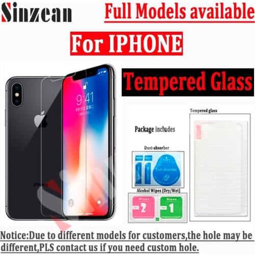 200pcs For IPHONE 12 Pro Max/11 Pro Max/XS MAX/XR 2.5D Clear Tempered Glass For IPHONE 6S/78 Plus/SE 2020 Screen Protector Film