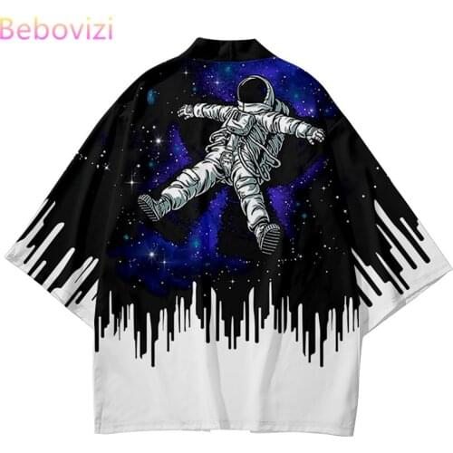 Plus Size XXS-6XL Fashion Loose Japanese Asian Harajuku Streetwear Cardigan Women Men Haori Kimono Cosplay Top Yukata Blouse