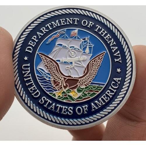 U.S. Navy Badge Flying Eagle Commemorative Coin Gift Lucky Challenge Coin