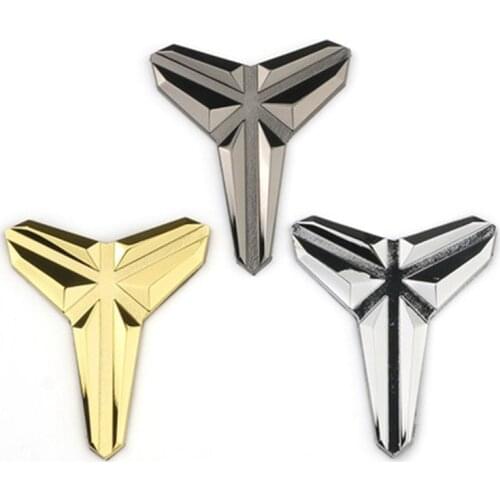 Gold/Silver/Bronze Logo Metal Car Sticker God Body Decoration Label 3D Stereo Car Sticker Mobile Phone Back Sticker Refrigerator