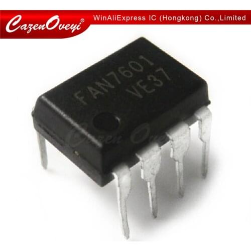 10pcs/lot FAN7601 7601 DIP-8 In Stock
