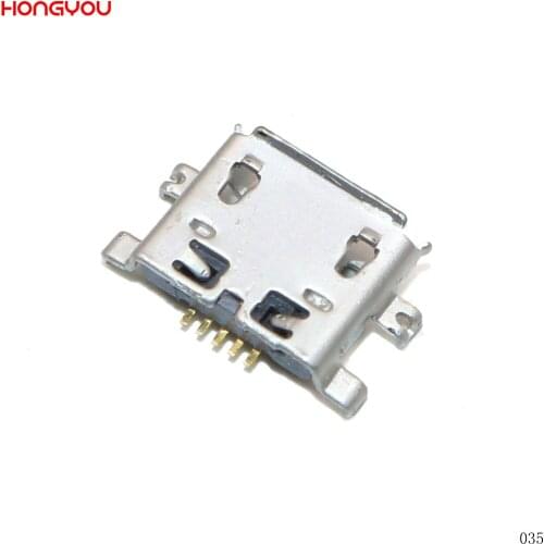 10PCS/Lot Micro USB 5Pin B Type Female Charge Jack Port Socket Connector For Mobile Phone Micro USB 5 Pin Charging Plug