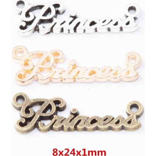 100 pieces of retro metal zinc alloy nameplate Pendant for DIY handmade jewelry necklace making 8101