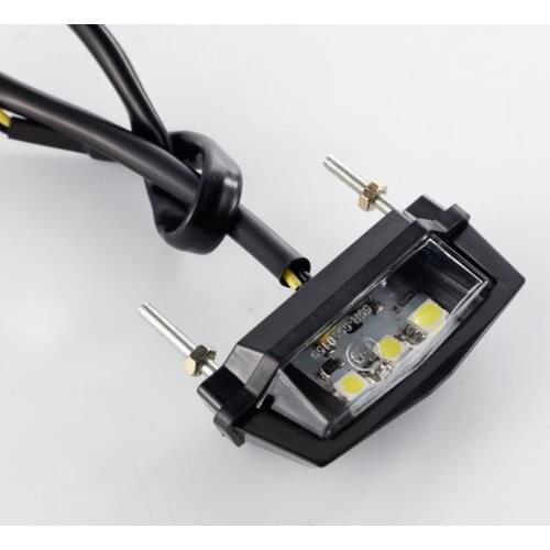 12V Motorcycle License Plate LED light Waterproof Motorcycle License Light