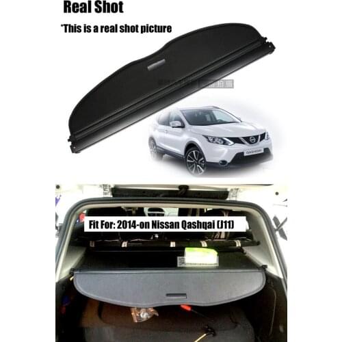 Accessories Fit For nissan qashqai 2014-2016 cargo blind cover parcel shelf shade trunk liner screen retractable boot cover