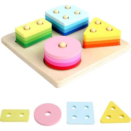 BEVILLE Color And Shape Educational Toys