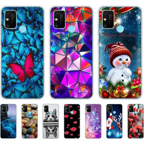 Case For Honor 9A Case silicone 6.3"inch Soft Tpu Phone Cover for Huawei Honor 9A Case MOA-LX9N Cover Protective Coque Funda