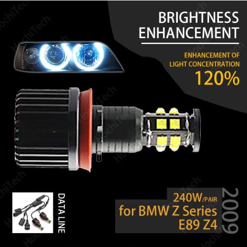 For Angel Eyes 120W h8 Super White 6000k Halo Ring LED Light for BMW 2009-up Z Series E89 Z4 Super Bright