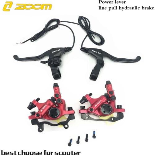 Electric scooter brake lever ZOOM power brake lever on electric folding bike aluminum alloy w/no HB-100 brake for xiaomi M365