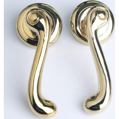 European American simple wooden door Black Handles Lock Zinc Alloy indoor Bedroom split-type lock Universal Crackle ceramic lock