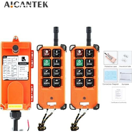 F21-E1B Industrial Remote Controller Wireless Switch 220V 380V 12V 24V 36V Hoist Crane Control Crane Lift