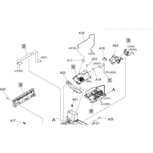Laser Scanner Assy for Hp M607 M608 M609 N Dn X M607dn M631 M632 M633 Z fh h fht E60055 E60065 E60075 RM2-0906-000CN