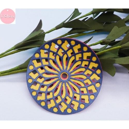 Mandala Stencil Metal Cutting Die DIY Scrapbooking Embossing Folders Hobby Punching for Paper background Stamp and Slimline Die