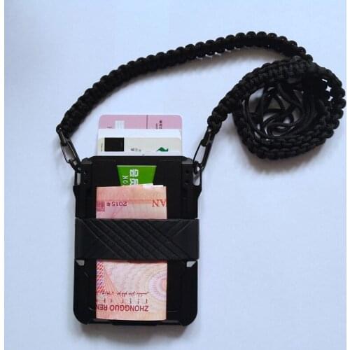 Aluminum Metal Men Wallets RFID Blocking Credit Card Holder Men Elastic Rubber Band Money Bag Cards Purse Male Magic Card Wallet