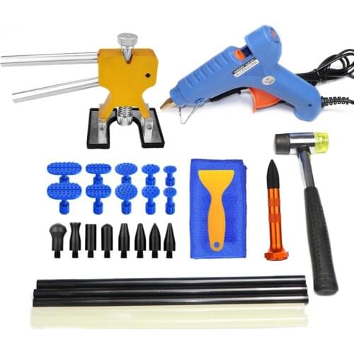 PAINTLESS REPAIR TOOLS REMOVAL KIT DIY TOOLS DENT REMOVAL CAR PULLER KIT ADJUSTABLE WIDTH DENT LIFTER FOR CAR HAIL DAMAGE