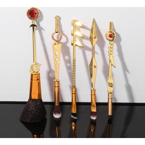 Ninja style weapon design makeup brush set animation peripheral makeup tools