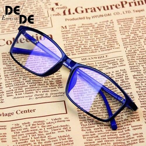 New Anti Light Glasses Ray Blue Fashion Anti Blue Fatigue Protection Blocking Goggles Eye Square Radiation Computer