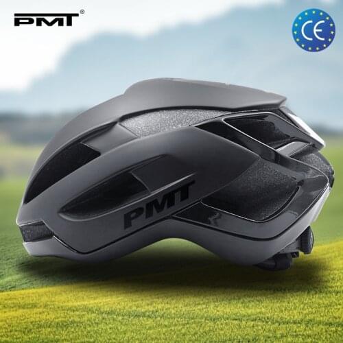 PMT Ultralight Road Bike Aero Helmet Large vent TT Time Trial Bicycle Helmets For Men Woman Cycling Helmet Mtb Bicycle Equipment