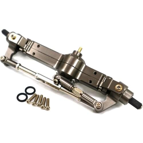 Full Front Axle for D90 FJ-45 1/12 RC Car Vehicle Upgrade Part Kit Titanium