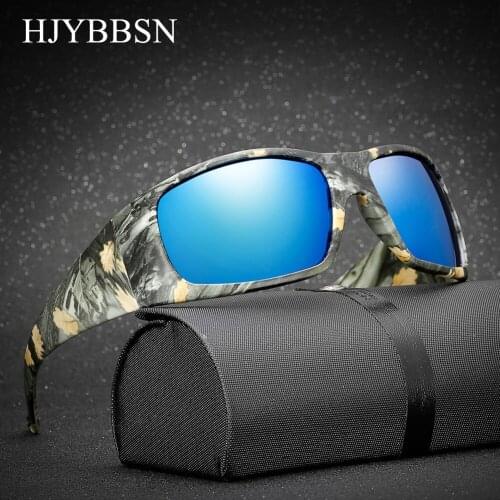 HJYBBSN Polarized Sunglasses Polaroid men Sun Glasses Sport camouflage Brand Designer retro De Sol Sunglasses for men women