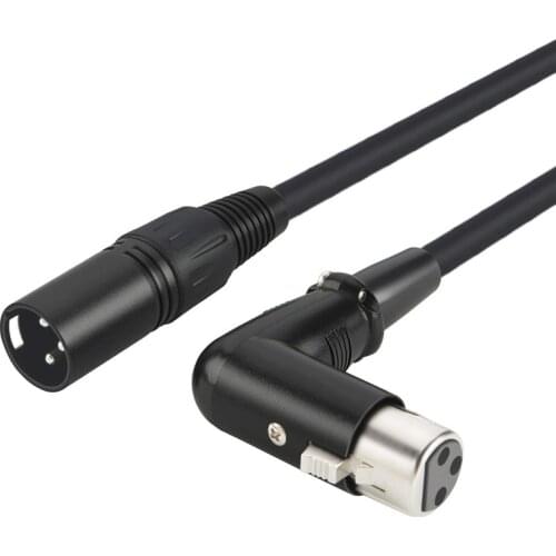 Angle 50 FT XLR Female to Male 3PIN Balanced Professional Microphone Cable for Recording Applications,Mixers,Speaker Systems