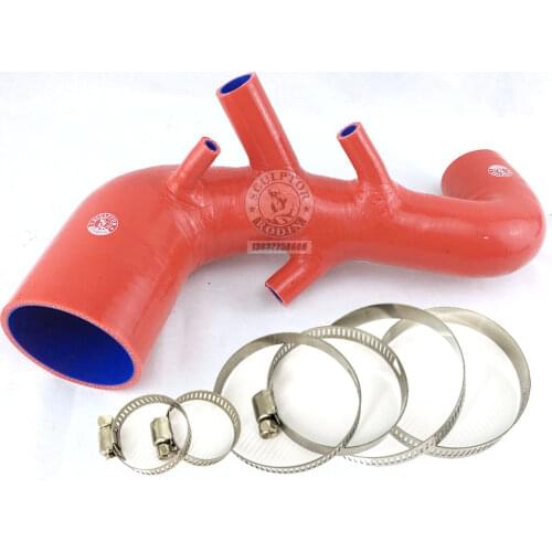 Silicone Induction Intake Pipe Hose For Audi TT S3 225 S3 A3 03-06 Seat Leon Cupra BAM (1Pcs) Red/Blue/Black