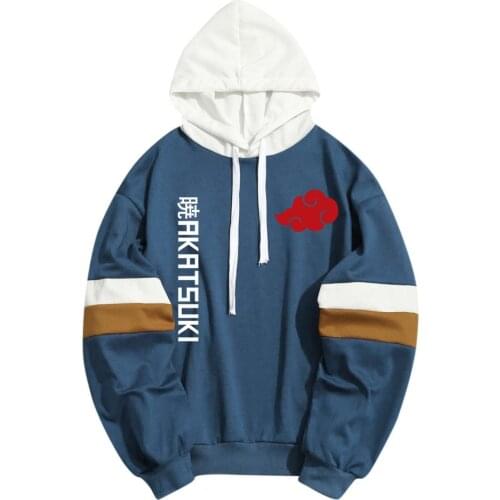 Anime Sweatshirt Akatsuki Member Men Women Hoodies Itachi Obito Streetwear Patchwork Dropship Clothing Plus Size Hoodie