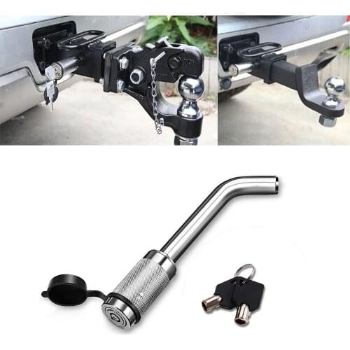 Waterproof Hitch Pin Lock Tow Bar Tongue Anti Theft For CARAVAN TRAILER 4WD TOWBAR 5/8"