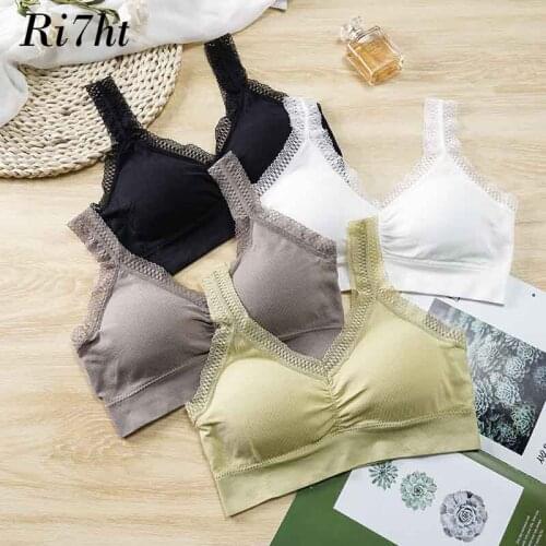 Plus Size Lace Push Up Bra For Women Tupe Top Sexy Female Underwear Padded Bralette Without Bones Woman Clothes