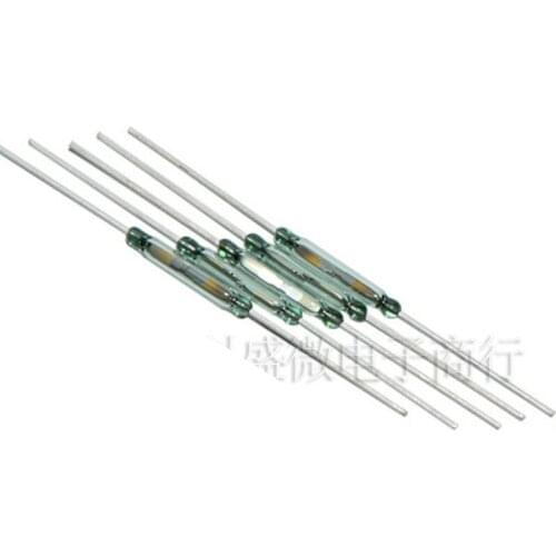 10PCS MKA-14103 Tone Leads Glass N/O SPST Reed Switch 10-15AT 2 x 14mm A