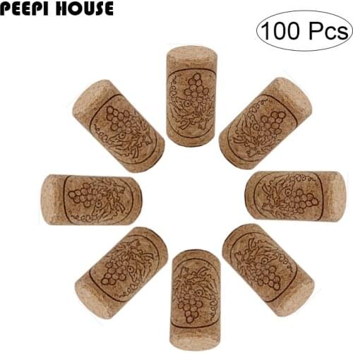 100 Pcs/lot #9 Wine Corks Straight Corks Wine Stoppers - 15/16" x 1 3/4"