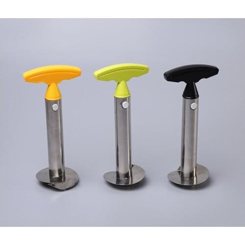 100Pcs/Lot Fruit Pineapple Easy Tool Plastic/Stainless Steel Slicer Peeler Parer Cutter (Color: Multicolor)