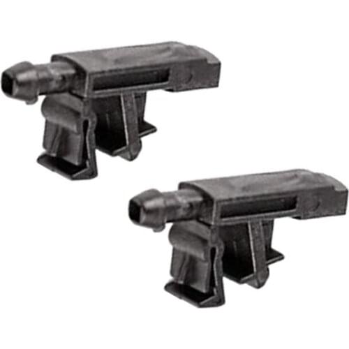 A0NE 2pcs Front Windscreen Washer Jet Nozzle Fit for peugeot 406 605 OE#6438.89 6438.A0