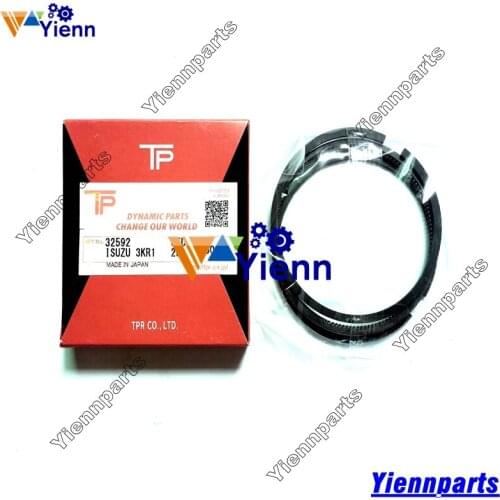 3KR1 3KR2 Piston Ring 5-12121-031-0 STD Size 81mm 2*1.75*4 For ISUZU Midi Excavator S80F2 S90FX 3KR1 3KR2 Diesel Engine Parts