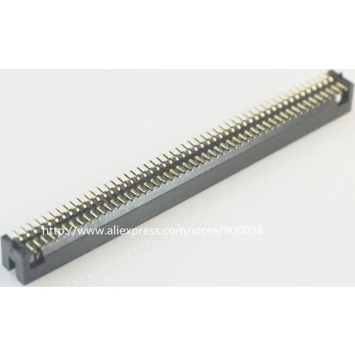 5 Pcs SMT 1.27mm 2x50 P 100 Pin Dual Row Locating peg post Straight Male surface mount SMD PCB Box header To mate Female Header