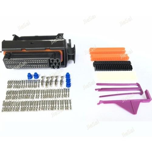 81 Way ECU Automotive Connector Tyco 1J0906385C 1J0 906 385C 368376-1 368389-1 368382-1 Wiring Auto Plug 1J0906385C 1J0 906 385C